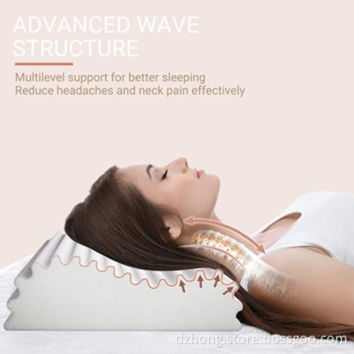Contour Memory Foam Pillow with Groves Standard